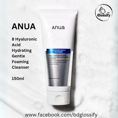 Anua 8 Hyaluronic Acid Hydrating Gentle Foaming Cleanser (150ml)_img_0