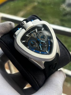 Lamborghini Blue Dial Black Belt AA_img_0
