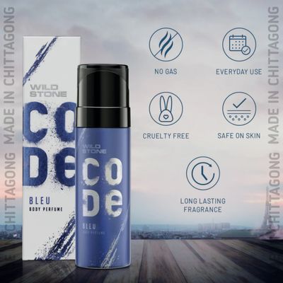 Wild Stone CODE Bleu Body Perfume 120 ml (made in India)_img_3