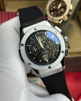 Hublot Spider Belt Full Black Silver Case_img_0