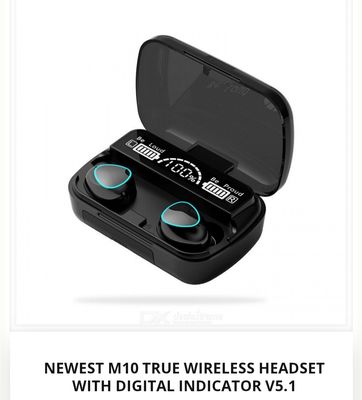 M10 NEWEST DIGITAL INDICATOR TRUE WIRELESS HEADSET_img_1