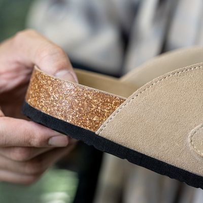 Men's Suede Leather Half Slippers_img_2