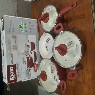 Kiam 7piece ceramic coating Cooker set_img_1