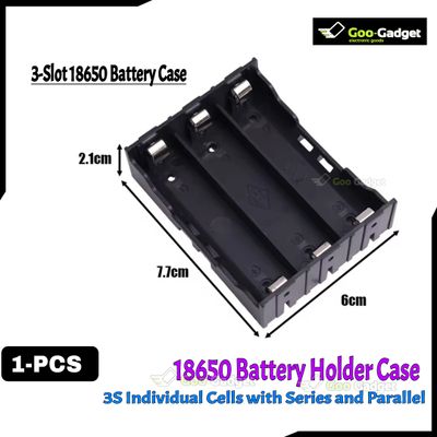18650 Battery Holder for Individual Cells | Series and Parallel Open Line | PCB Mountable | 1x/2x/3x/4x Slots_img_3