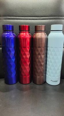 1000ml Water Bottles Single Wall Stainless Steel Gym Outdoor Creative Portable Drink Bottle_img_1