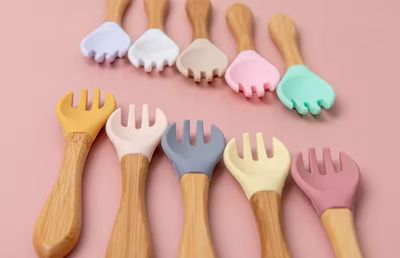 Silicone & Wooden Fork_img_1