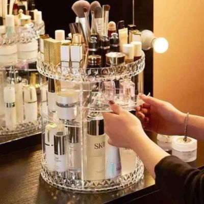 360 Degree Rotation Adjustable Multi-Function Cosmetic organizer shelf_img_0