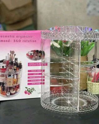 360 Degree Rotation Adjustable Multi-Function Cosmetic organizer shelf_img_1