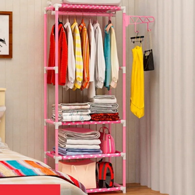 Fashionable 3 Layer Cloth Rack – Multicolor_img_1