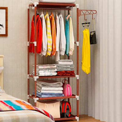 Fashionable 3 Layer Cloth Rack – Multicolor_img_2