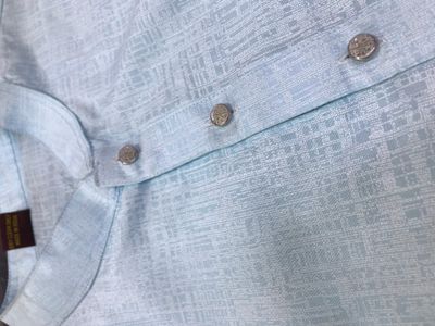 Cotton Light Blue Panjabi_img_2