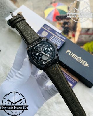 Tubular Square Belt Deep Green Authentic Watch_img_0