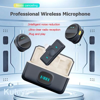 SX21-New 2-in-1 Wireless Lavalier Microphone – Dual Mic Setup for Crystal Clear Mobile Recording_img_1
