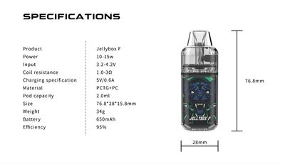 Jellybox F Pod Kit 650mAh Authentic - Jelly Box Podkit_img_2