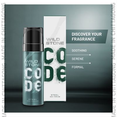 Wild Stone Code Steel Body Perfume 120 ml_img_2