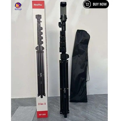 Neepho NP-588 61inch Heavy-Duty Aluminum Extendable Tripod_img_0
