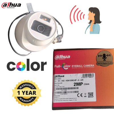 Dahua HAC-HDW1209CLQP-A-LED 2MP Full Color HDCVI Dome Camera_img_1