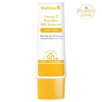 Wishcare 2% Vitamin C Pure Glow Milk Sunscreen | SPF 50 PA++++_img_0