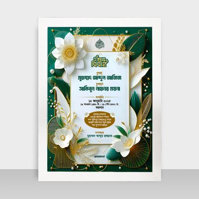 Bibaho Soronika Frame - বিবাহ স্মরণিকা - Code: BS03_img_1