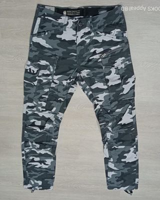 Mens Army Cargo Combat Camouflage Trouser 98% Cotton/2℅ elastin even  Work wear Straight Leg Pant_img_1