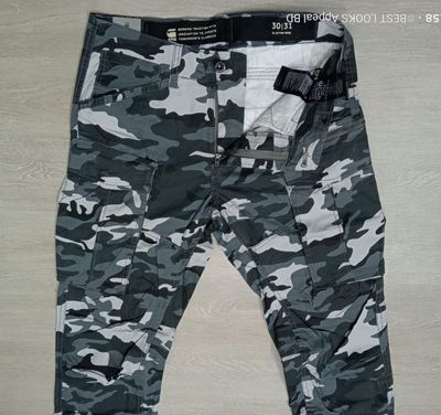 Mens Army Cargo Combat Camouflage Trouser 98% Cotton/2℅ elastin even  Work wear Straight Leg Pant_img_2