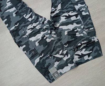 Mens Army Cargo Combat Camouflage Trouser 98% Cotton/2℅ elastin even  Work wear Straight Leg Pant_img_4