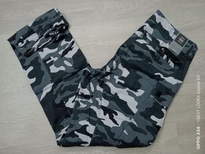 Mens Army Cargo Combat Camouflage Trouser 98% Cotton/2℅ elastin even  Work wear Straight Leg Pant_img_5