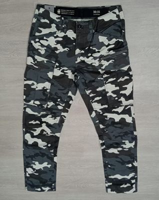 Mens Army Cargo Combat Camouflage Trouser 98% Cotton/2℅ elastin even  Work wear Straight Leg Pant_img_6