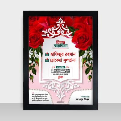Bibaho Soronika Frame - বিবাহ স্মরণিকা - Code: BS12_img_0