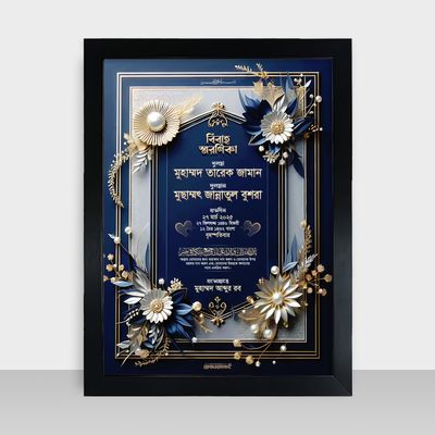 Bibaho Soronika Frame - বিবাহ স্মরণিকা - Code: BS18_img_0