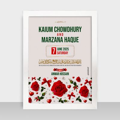 Bibaho Soronika Frame - বিবাহ স্মরণিকা - Code: BS27_img_1
