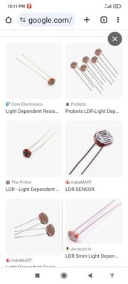 (CODE 56) LDR/ Light depend resistant ( mini size)/light dependent register_img_1