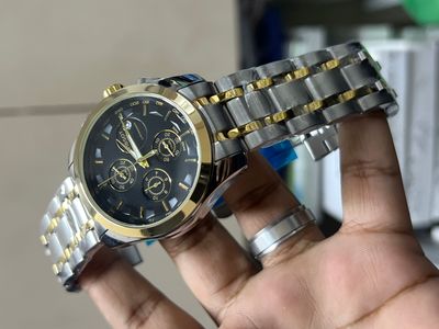 TISSOT CHAIN CHRONO TWO TONE BLACK DIAL_img_0