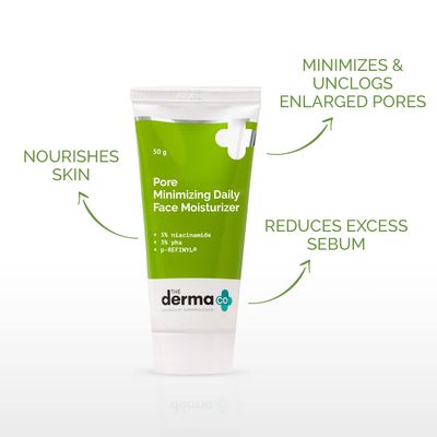 The Derma Co Pore Minimizing Daily Cream Face Moisturizer With 3% Niacinamide 3% Pha And P-Refinyl_img_2