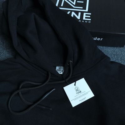 Solid Premium Oversized Drop Shoulder Hoodie - 7VNE_img_2