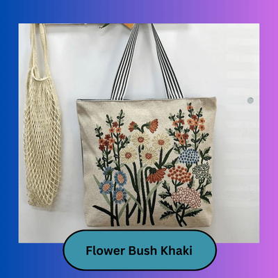Flower Bush Khaki