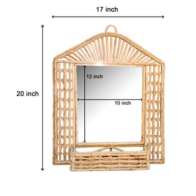 Handcrafted Exclusive Cane Wall Mirror_img_1