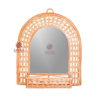 Handcrafted Cane Wall Mirror_img_0