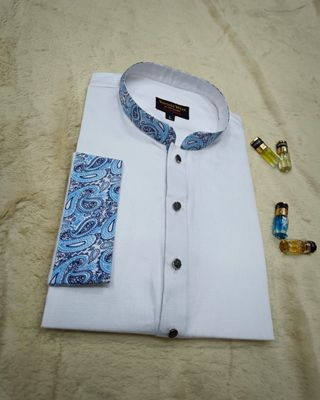 Trendy white blue contrast Panjabi for Eid 012_img_0