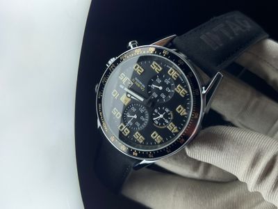 Tag Heuer Calibre 16 Black Dial Silver Case AA Grade_img_0