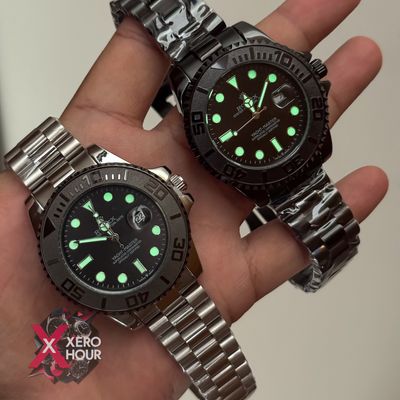 Rolex Yatch Master Series Chain Edition | Silver Black_img_1