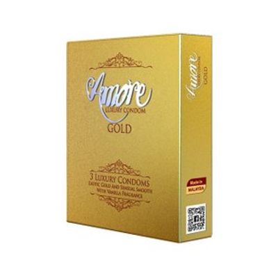 Amore Gold Condoms 3pcs_img_0
