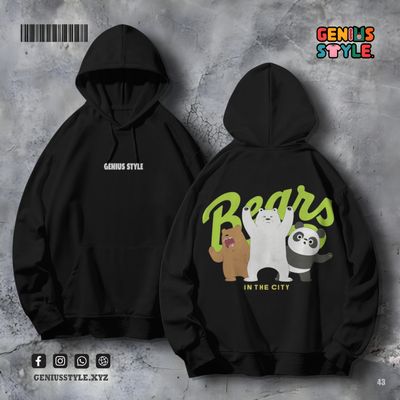 Bears In The City Premium Hoodie - 43_img_0