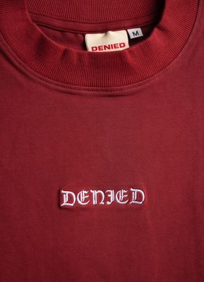 DENIED Premium Solid Drop Shoulder - Maroon_img_2