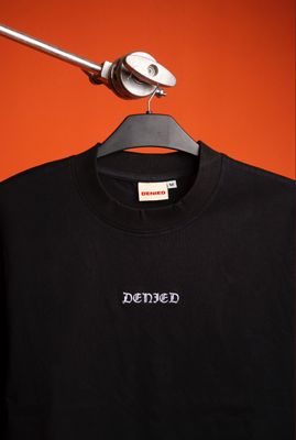 DENIED Premium Solid Drop Shoulder - Dark Black_img_2