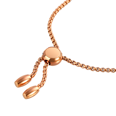 SKMEI 1805 Ladies Diamond Bracelet Watch - Black Dial- Rose Golden Bezel- Stone+Rose Golden Chain- TF Code SK856CF_img_4