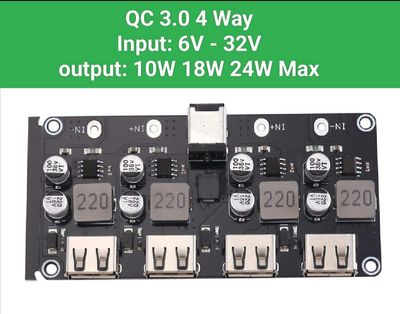 QC 3.0 4-Way Module Fast Charging Module_img_1