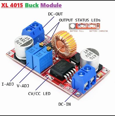 XL4015 5A Constant Current LED Driver Module Battery Charging Constant Voltage DC-DC down Power Module_img_1