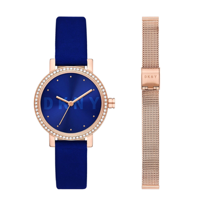 DKNY Soho Three‑Hand Watch & Strap Set (Model NY2974) (W13)_img_0