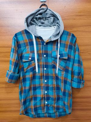 Premium Hooded Check shirt 002_img_0